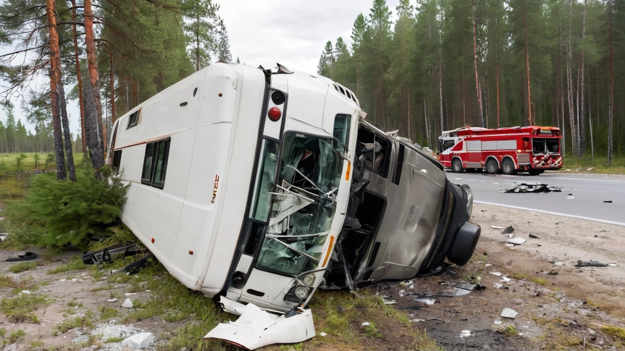 Трагическое ДТП с пассажирским автобусом в Карелии: подробности и последствия